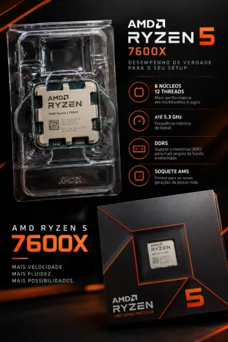 Ryzen 5 7600x (NOVO + NOTA)
