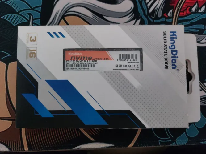 SSD NVMe M.2 512GB KingDian G38 PCIe