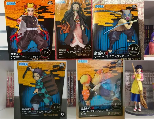 Coleção 5 FIGURES ORIGINAIS SPM SEGA do Japão