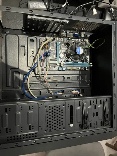 Kit placa mãe + processador + cooler + gabinete