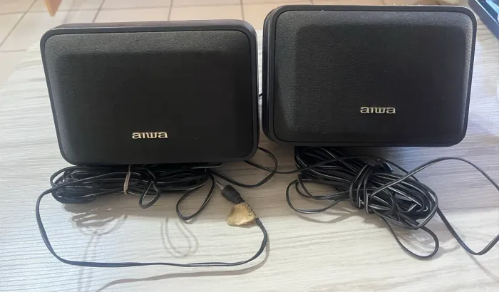 Par de Caixas Acústicas Aiwa SX-R220 Originais - Funcionando
