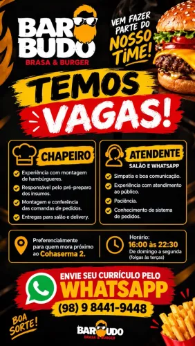Chapeiro e atendente 
