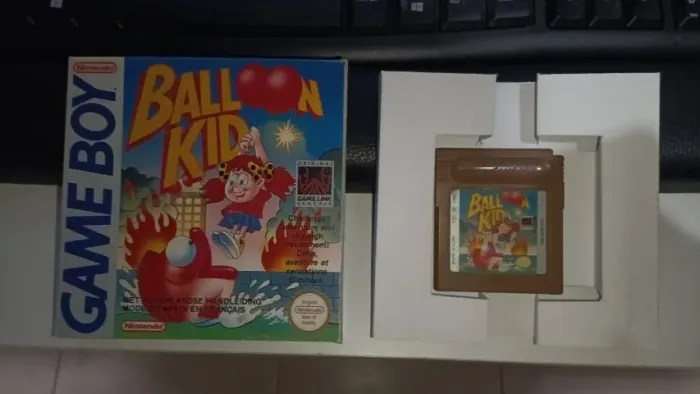 Balloon Kid ORIGINAL para Nintendo Game Boy (caixa réplica brinde)