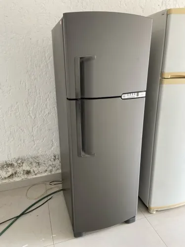 Geladeira inox 