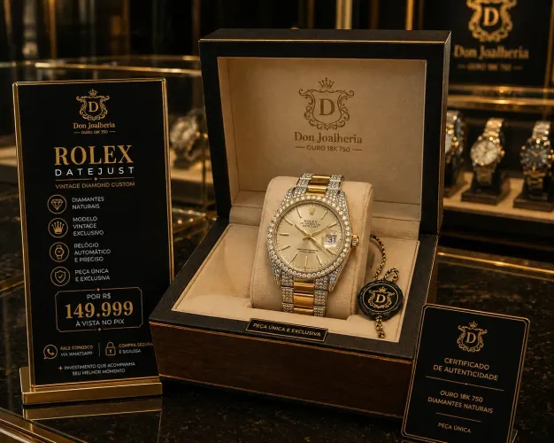 Rolex Datejust Vintage Diamond Custom 31mm