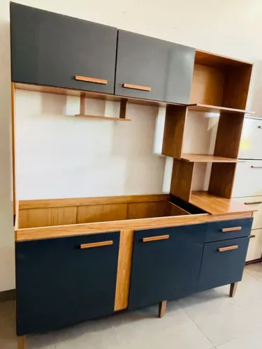COZINHA COMPACTA COM ESPAÇO MICRO E FORNO NOVA 