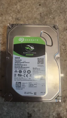 HD 500 gb  3.5 polegadas CPU,cristal disk info ,SAUDAVEL.