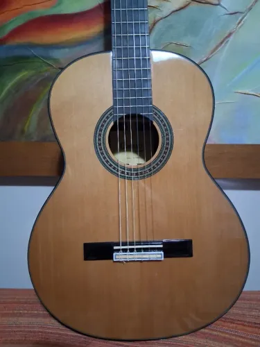 Violão Clássico Phx Camerata AH-C300 NA. Tampo maciço. Captação fishman e bag acolchoada.