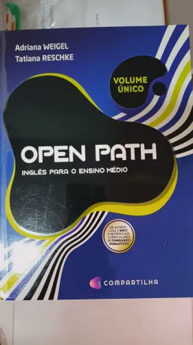 Livro Open Path editora Moderna Inglês ensino médio 