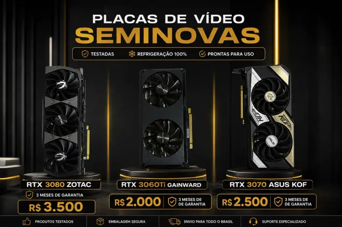Placas de vídeo RTX GeForce