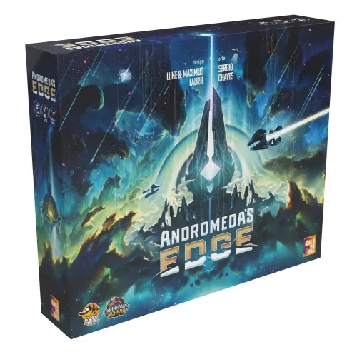 Andromeda's Edge Completo + Insert PLA + Miniaturas + Tokens 3D + Cartas Sleevadas