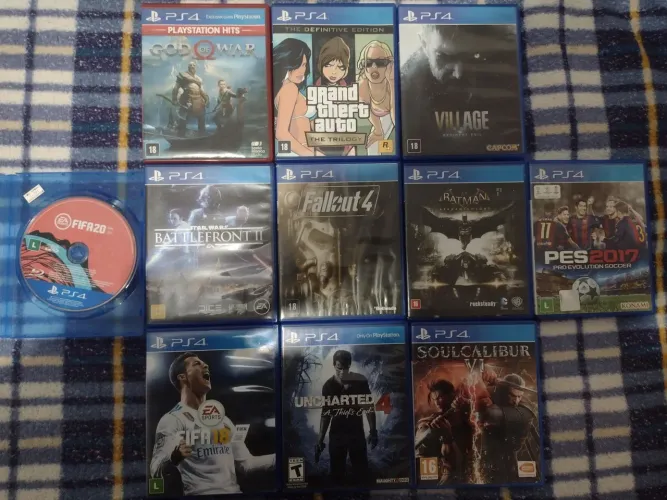 11 jogos de ps4 original mídia física 