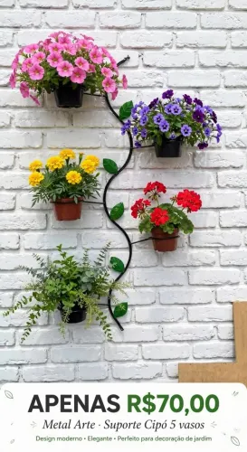 Suporte para vasos de flores,suculentas...