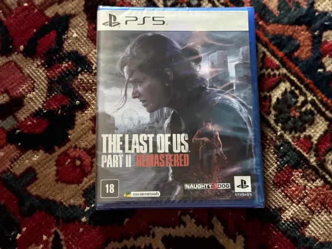 Last of Us Part II 2 PS5 mídia física LACRADO