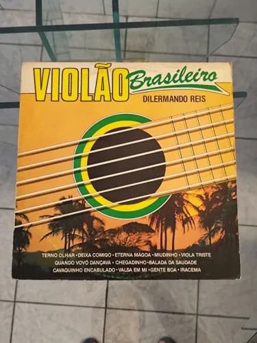 Violão Brasileiro Dilermo Reis Disco de Vinil LP