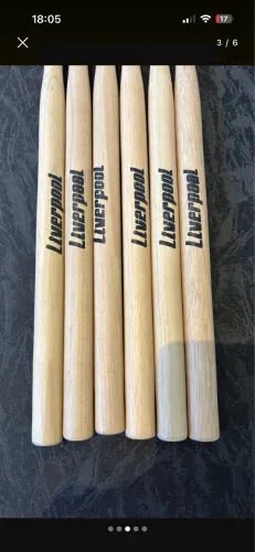 Kit 6 Baquetas Para Surdo Liverpool Madeira
