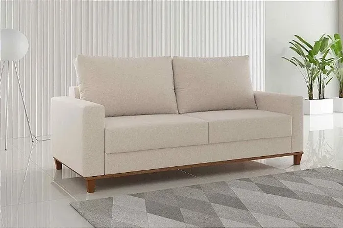 SOFA LIVING 180CM TEC LINHO BRONZE r322
