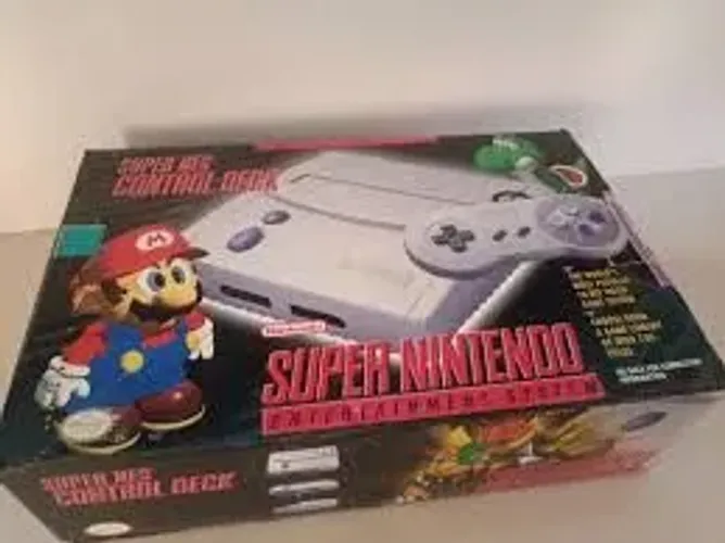 Super Nintendo na Caixa 