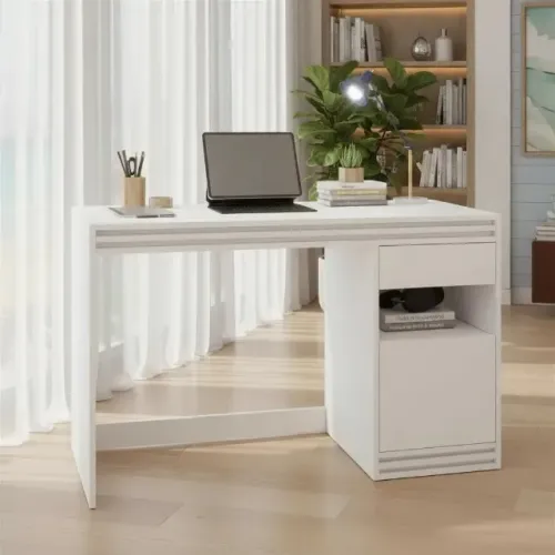 Escrivaninha Mila em MDF para Estudo e Home Office