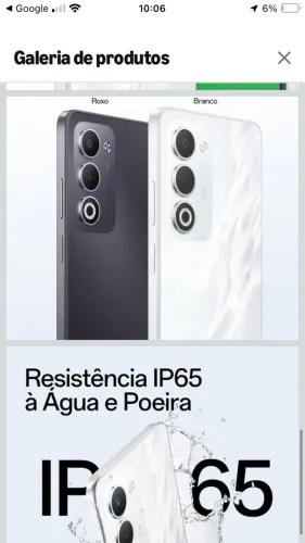 Smartphone OPPO A5 256GB 6GB RAM Bateria 6000mAh 45W 50MP AI Câmera BRANCO