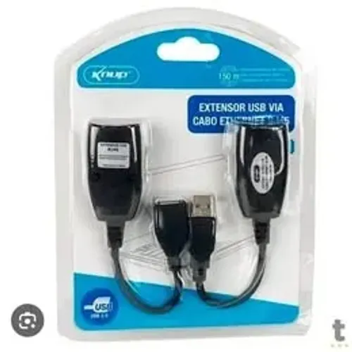 Extensor Usb 2.0 via cabo Rj45 Knup