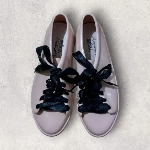 Tênis Melissa original Minnie Mouse rosa tam 35