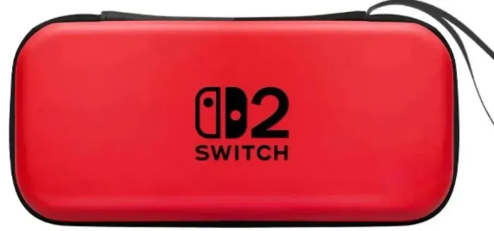 Case Vermelha Para Nintendo Switch 2 Nova