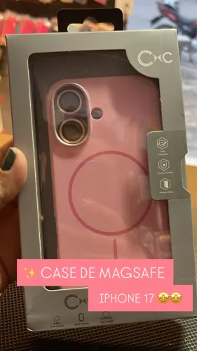 Cases De MagSafe para iPhone 17 Rosa Normal 