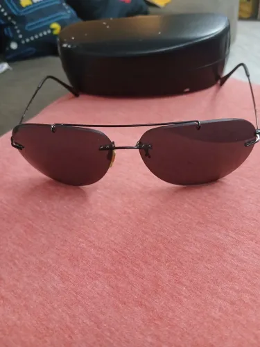 OCULOS DE SOL PRADA LINEA ROSSA AVIADOR SEM ARO SPS 50P ORIGINAL impecável