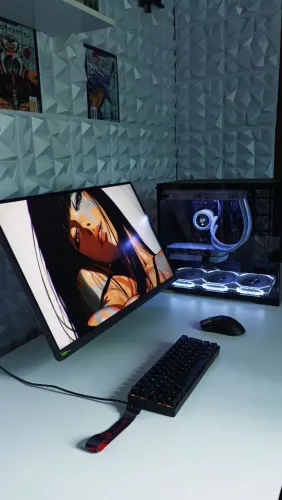 Vendo water cooler Aqua 240X branco ARGB + Três Fans Infinito Brancas Com Controladora