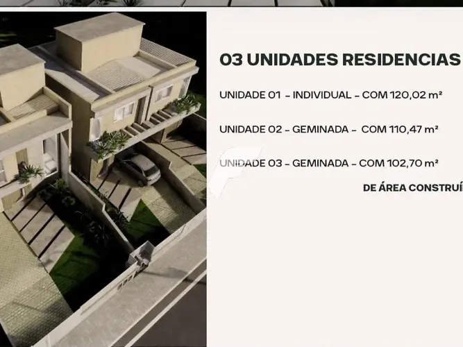 Sobrado 3 Dormitório, sendo 1 Suíte
