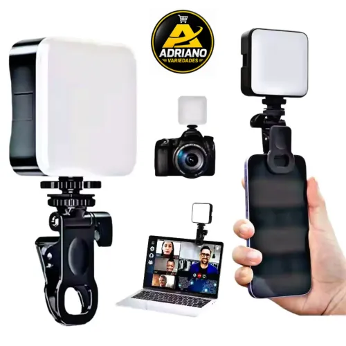 Luz led portátil para celular