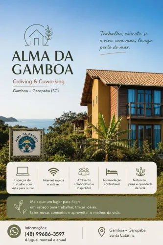 Co-living em Gamboa, Garopaba ,SC