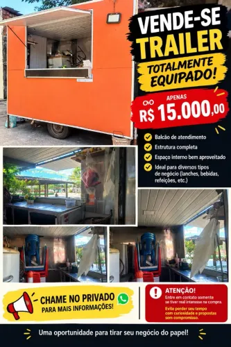 Trailer de lanche/comida 