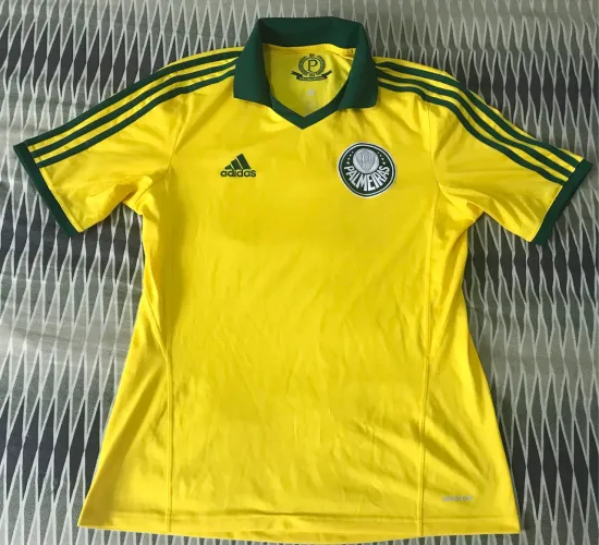 Camisa Palmeiras 2013 amarela adidas M