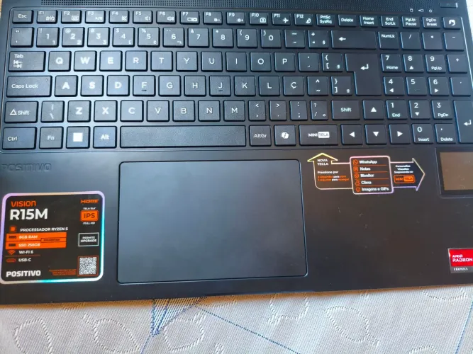 Notebook Positivo R15M Zero