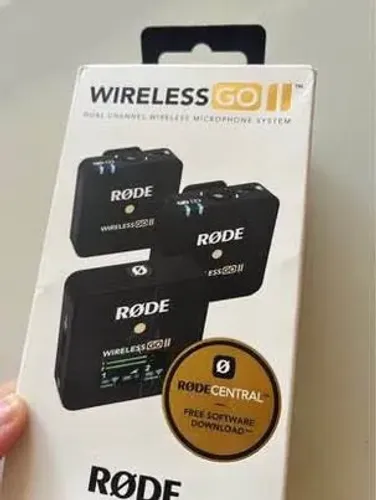 Rode Wireless GO II (2 TX + RX) pouco uso | lapela incluso | completo