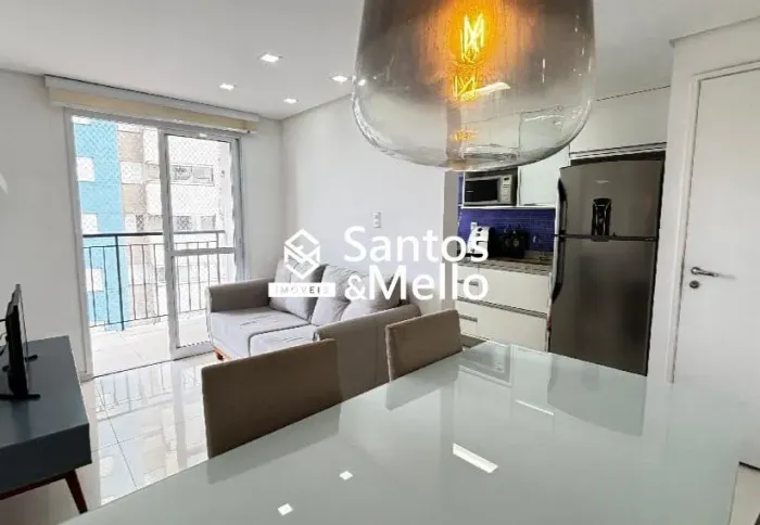 Apartamento mobiliado de 2 quartos para aluguel na Vila Valparaíso