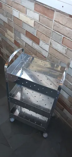 Carrinho Inox & Espelho