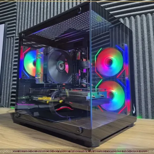 PC Gamer Ryzen 5 5600 RX 7600 8GB 16GB DDR4 3200 SSD 512GB B550M HDV