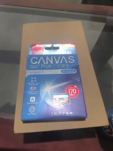 Cartão MicroSD Kingston Canvas Go! Plus 128GB - ORIGINAL E LACRADO