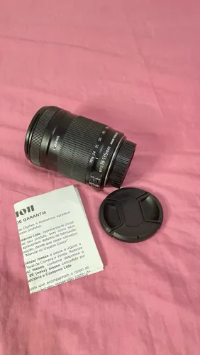 Lente Canon 18-135mm com Nota Fiscal