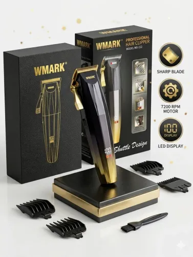 Máquina Profissional WMARK NG-222 - Potência e Precisão de Barbeiro!
