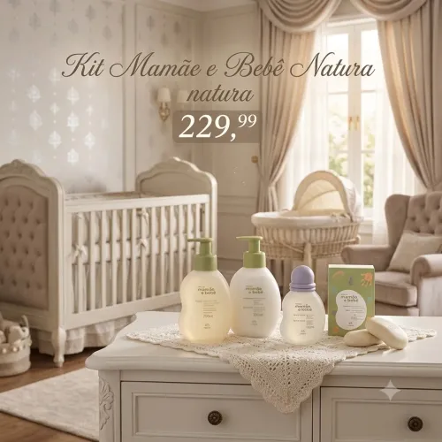 Kit mamãe e bebê Natura