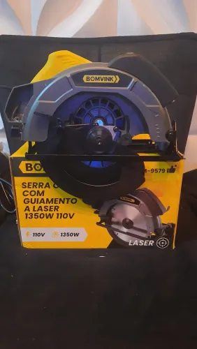 Serra Circular Com Guiamento a Laser 1350w
