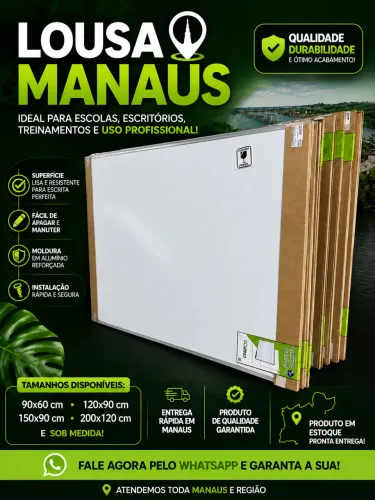Quadro Brancos/Lousa escolar em manaus 