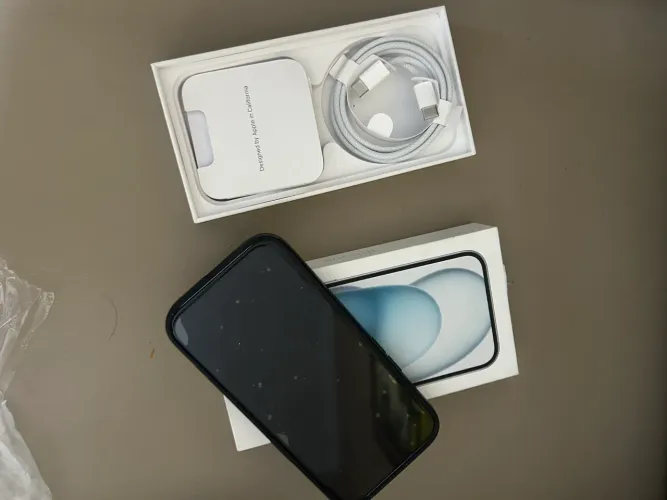 Iphone 15 256gb novo comprado em 30/05/26 com nota fiscal 