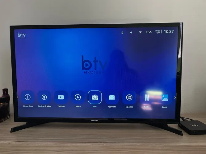 NÃO SMART TV SAMSUNG