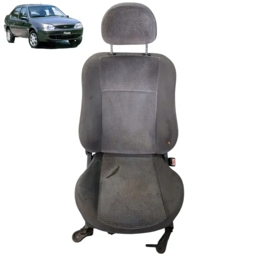 Banco Dianteiro Direito Ford Fiesta Street 2002 2003 Detalhe Cinza