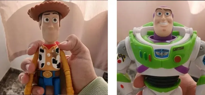 Kit Buzz Lightyear e Woody Toy Story Disney Pixar Mattel Articulados